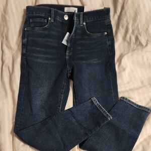 LOFT Women's Dark Blue Skinny Jeans